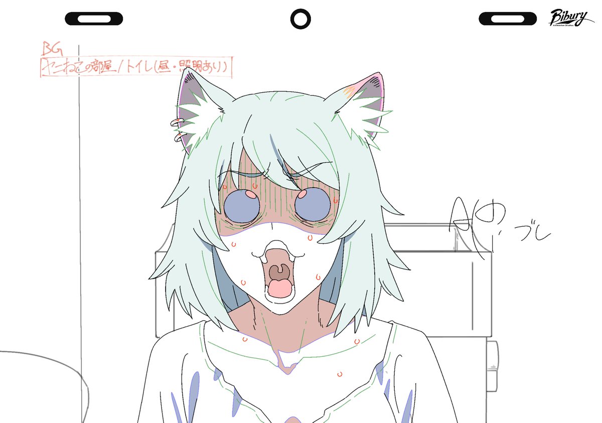 hugo213546879's tweet photo. 「ヤニねこ」OPにてLO・原画で参加しております。
関係者の皆様、お疲れ様でした！
とても楽しい作品になっておりますので、ぜひご覧いただけますと嬉しいです。

#ヤニねこ https://t.co/3UuYdHhg7Q