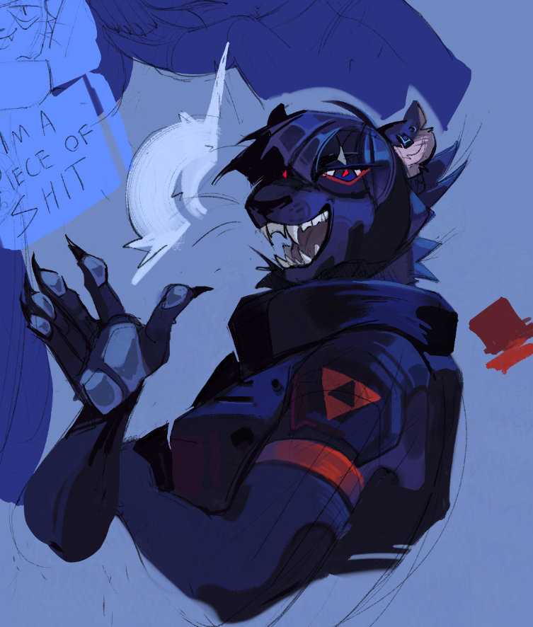 theenightofday's tweet photo. Starling furries incoming >w< 
#SIGNALIS https://t.co/t0g6MP6riE