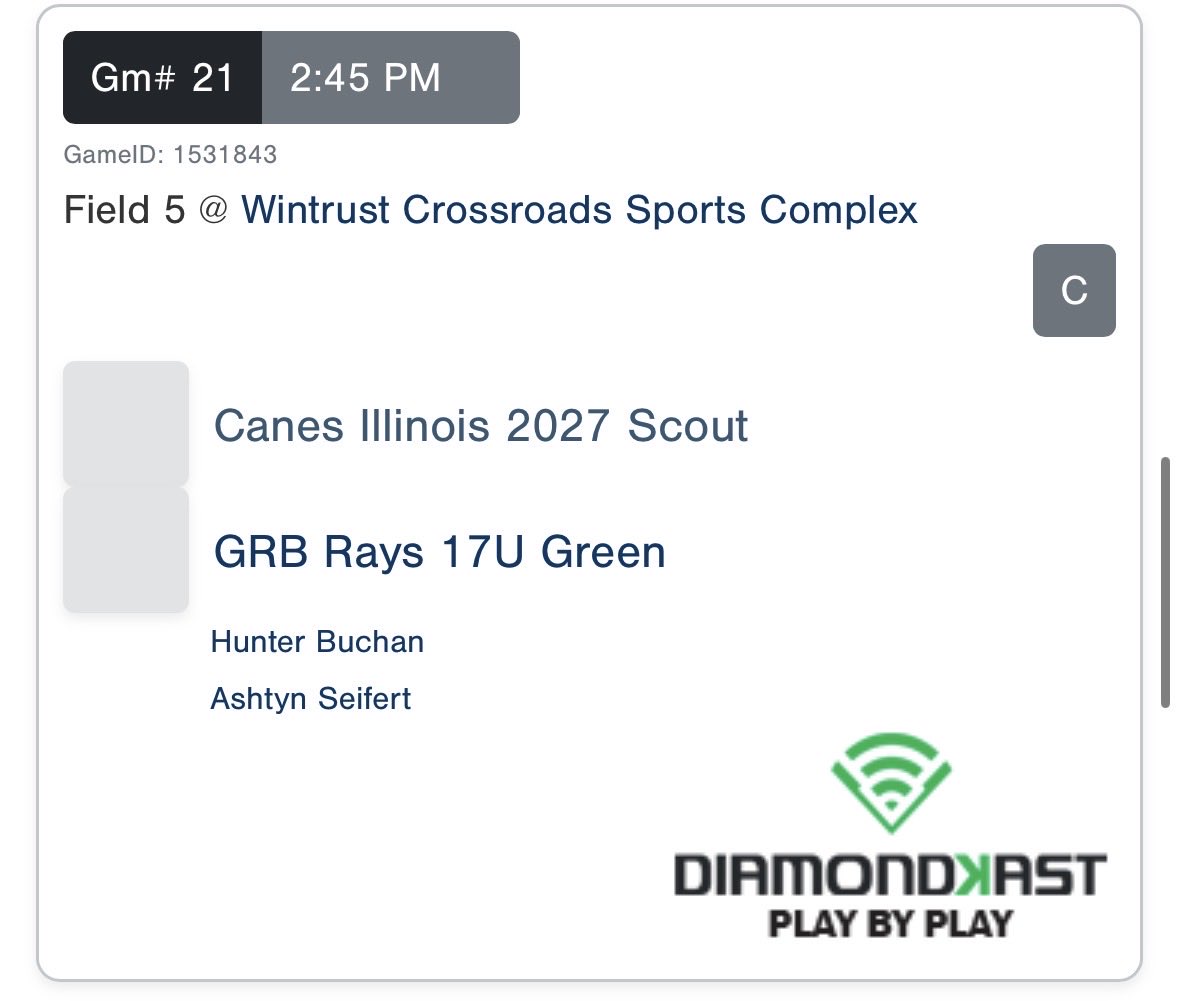 Kiernan4428's tweet photo. I am pitching this Saturday at 2:45pm at Wintrust Crossroads Sports Complex Field 5. 
@ADrago18 @j_degeorge @canes_illinois @loganschmitt88 https://t.co/GSJXdmm8Xw