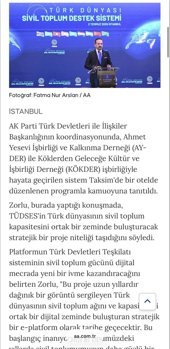 Kokder_'s tweet photo. Türk dünyasının sivil toplum kuruluşlarını ortak bir dijital zeminde buluşturmayı hedefleyen TÜDSES platformunun tanıtım programında iş birliği paydaşları arasında yer almaktan memnuniyet duyuyoruz.

Türk dünyasında dayanışma, kültürel iş birliği ve ortak gelecek vizyonuna katkı sunmaya devam edeceğiz.

Türk dünyası sivil toplumunu dijitalde buluşturacak TÜDSES tanıtıldı 
https://t.co/Gj3054x4ud

#TürkDünyası #STK