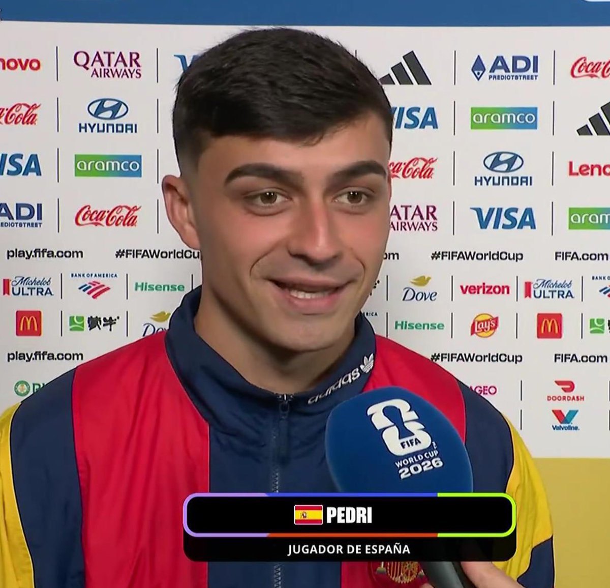 shaphub365's tweet photo. 🚨🗣️ 𝗡𝗘𝗪: Pedri: "The World Cup is a completely different tournament than the rest. We're excited, and we're eagerly waiting for the match."
"The most important part is now starting. We're eager to show what we can do."
#ENGCOD England | Senegal | Olise | DR Congo | Janice | Tottenham | Harry Kane | Neymar | Tuchel | England