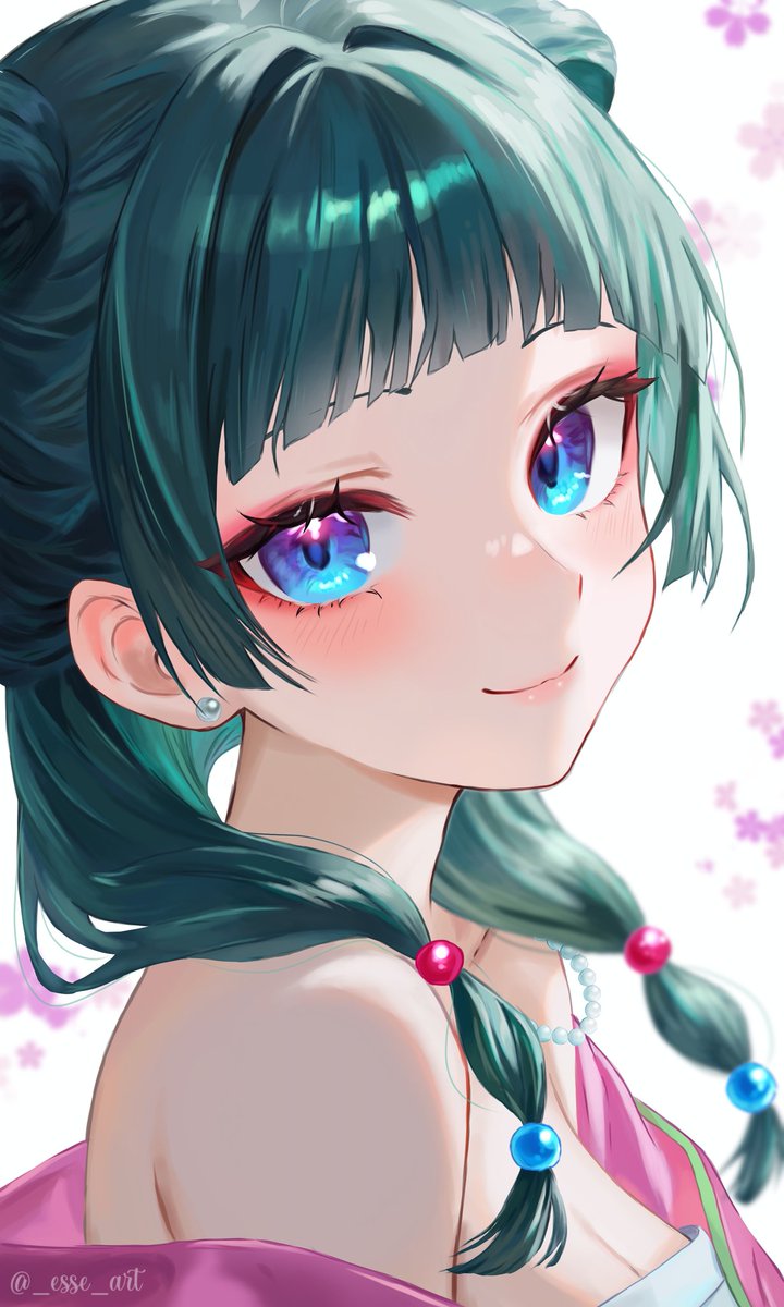 LilEsse_'s tweet photo. Coloring her eyes was sooooo satisfying~ 🌸 

.
.
.

#猫猫 #maomao
#薬屋のひとりごと 
#ApothecaryDiaries
#theapothecarydairies https://t.co/sZV1eu8cG8