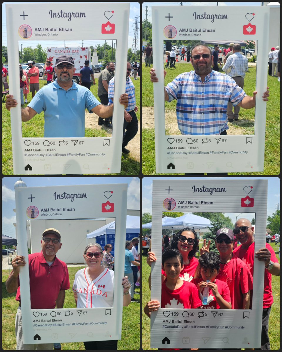 AMJBaitulEhsan's tweet photo. Beautiful captured moments and smiling faces at our first Canada Day celebration at Baitul Ehsan Mosque 🇨🇦

#CanadDay2026 #BaitulEhsan #Windsor https://t.co/G7BtcCDSwB