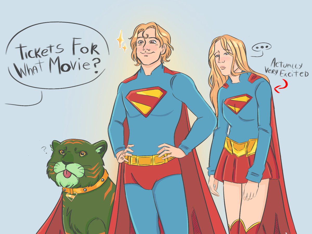 InkyBlossom's tweet photo. I haven't seen the movie yet, but the tweets about He-Man and Superman made me laugh so #Supergirl #MOTU #Heman #Shera https://t.co/Hz5q0fkFvw