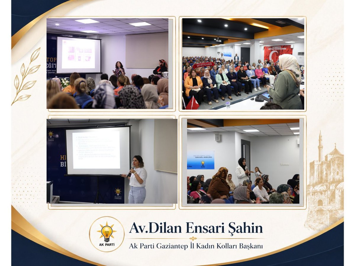 avdilanensari's tweet photo. 📍 AK Parti Gaziantep İl Başkanlığı

Saygıdeğer Emine Erdoğan Hanımefendi'nin himayelerinde yürütülen Sıfır Atık Projesi kapsamında, "Sıfır Atık, Kadınla Mümkün" anlayışıyla; Sürdürülebilir Çevre ve Sıfır Atık Eğitimi programımızı gerçekleştirdik.
@tugbaisikercan 
@EmelGozukara_D https://t.co/IvYGaM2Xnm