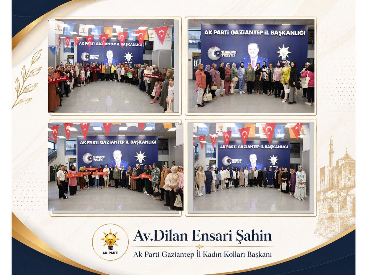 avdilanensari's tweet photo. 📍 AK Parti Gaziantep İl Başkanlığı

Saygıdeğer Emine Erdoğan Hanımefendi'nin himayelerinde yürütülen Sıfır Atık Projesi kapsamında, "Sıfır Atık, Kadınla Mümkün" anlayışıyla; Sürdürülebilir Çevre ve Sıfır Atık Eğitimi programımızı gerçekleştirdik.
@tugbaisikercan 
@EmelGozukara_D https://t.co/IvYGaM2Xnm