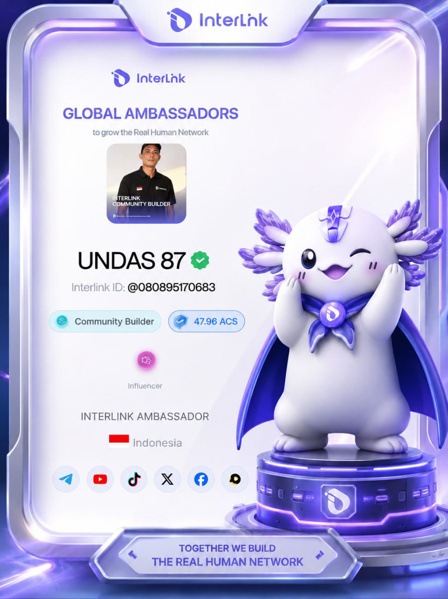 interlinklabsid's tweet photo. 🎉  Kami senang mengumumkan secara resmi promosi anggota komunitas berikut dari Tingkat 3 (T3) ke Tingkat 2 (T2) 🥳 

👏 Selamat kepada:

https://t.co/TkVupb8oz8

Promosi ini mencerminkan kontribusi, kepemimpinan, dan komitmen Anda yang konsisten terhadap ekosistem InterLink. Upaya Anda terus memperkuat komunitas kami dan mendorong visi kami ke depan.

Selamat datang di Tingkat 2... tanggung jawab yang lebih besar, dampak yang lebih besar, dan peluang yang lebih besar di depan. 
Marilah kita terus membangun bersama 💪🌱 

#InterLink #ITLG #ITL