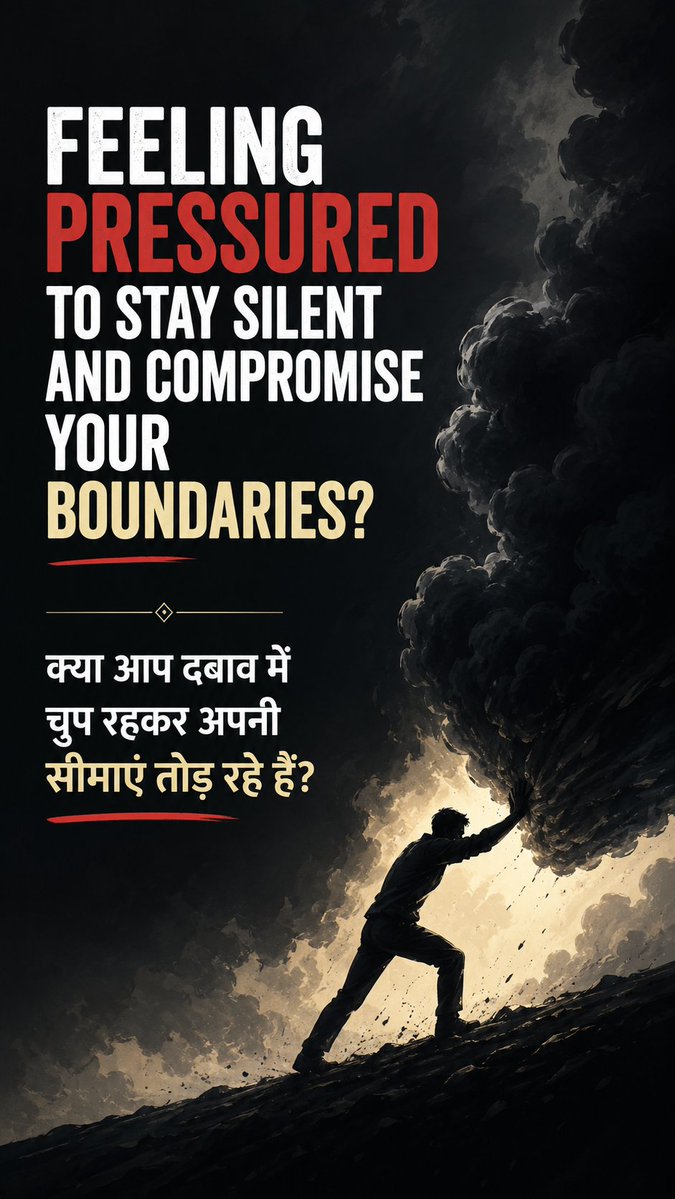 atha_shruti's tweet photo. How many times have you stayed silent to "keep the peace," only to feel your self-respect slip away?

Modern spaces often teach us to swallow our words and compromise boundaries. But ancient Indian wisdom views this very differently.
1/5 https://t.co/b41fk6e3Vj