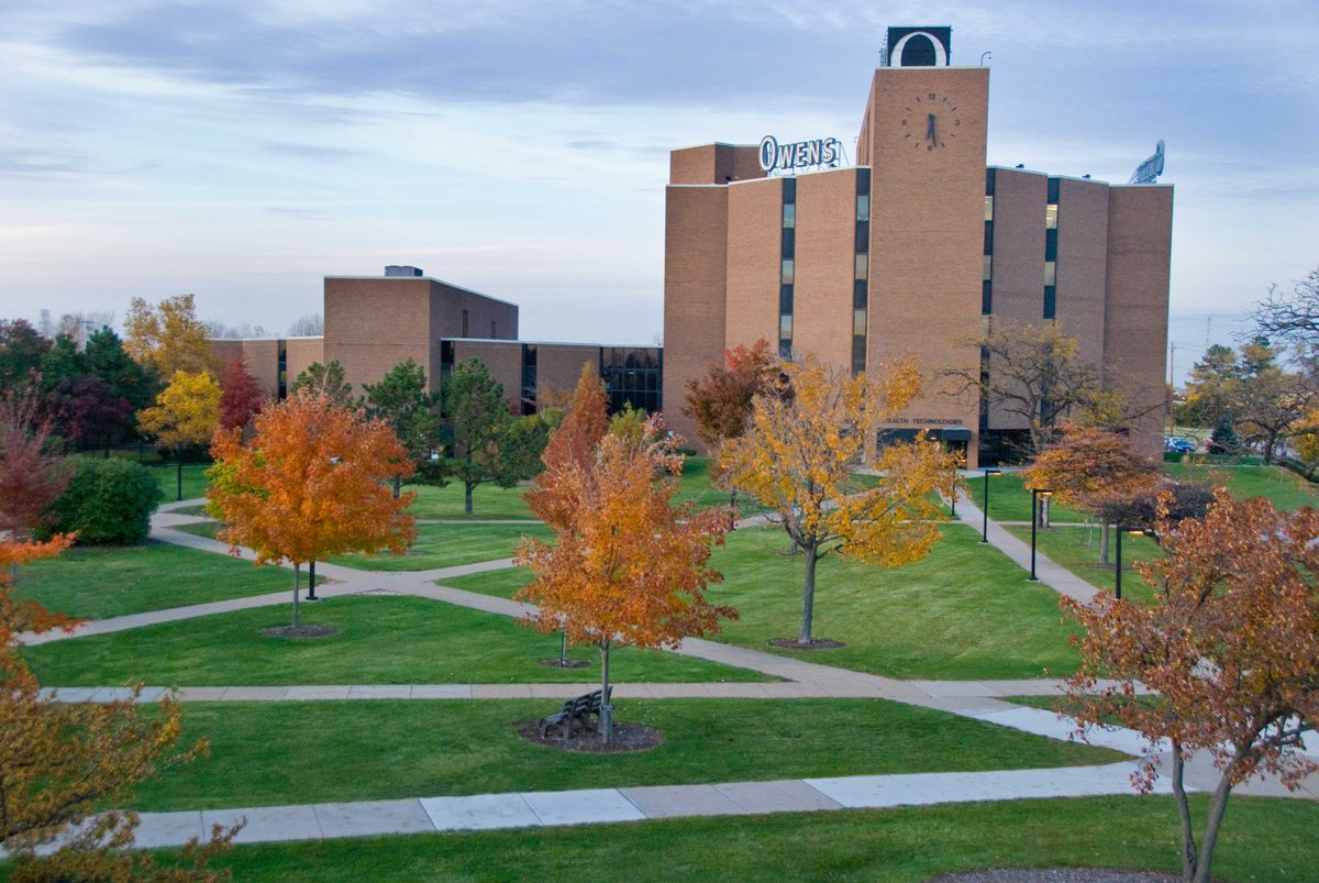 OwensCC's tweet photo. After more than 50 years of serving generations of healthcare students, Health Technologies Hall and Bicentennial Hall will make way. #owenscc has received a state loan to support the demolition of the vacant buildings and ensure campus sustainability.

https://t.co/I5ISikFxFV https://t.co/YgrCZJBdw9