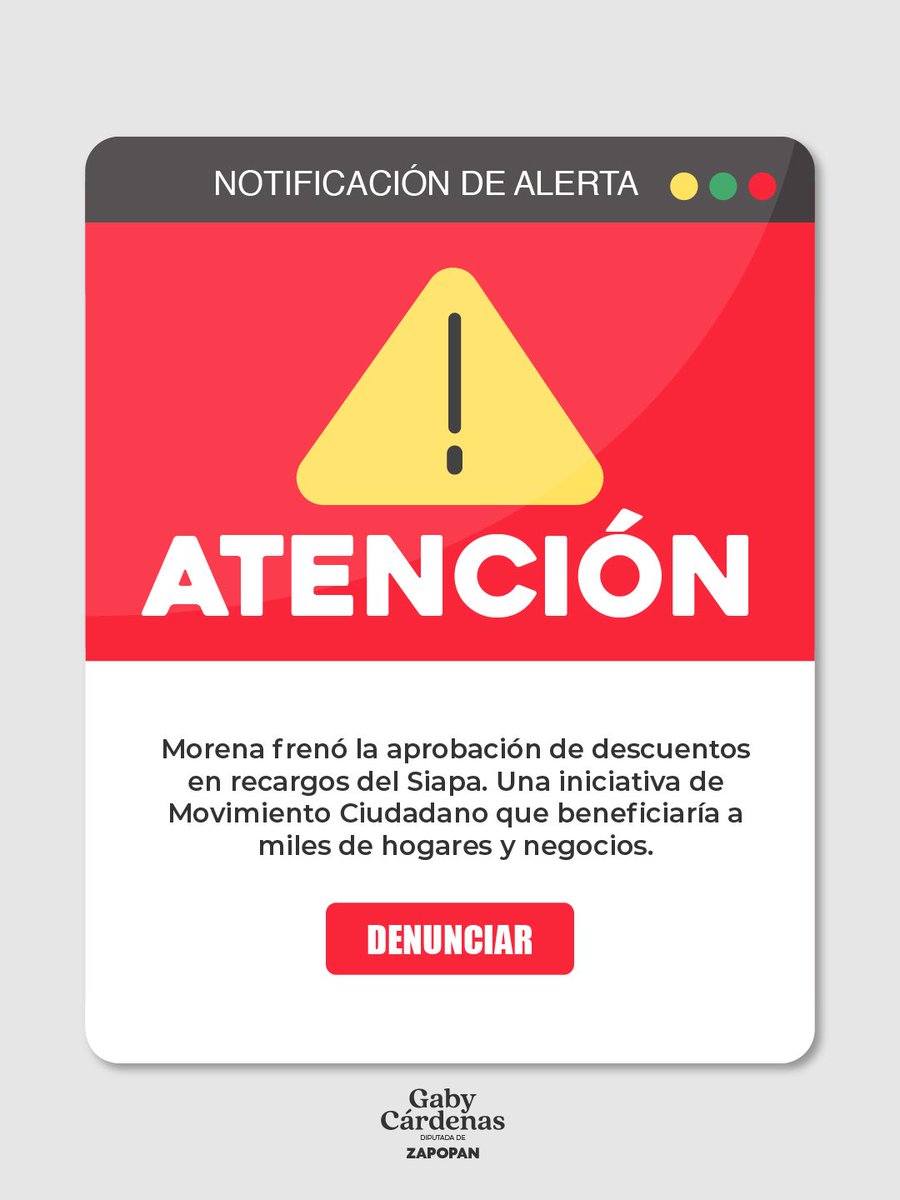 GabyCardenas's tweet photo. Morena y sus aliados no solo se niegan a aprobar el plan hídrico del Gobierno de Jalisco, también le dan la espalda a la iniciativa para aplicar descuentos en recargos e intereses moratorios, que podría beneficiar a miles de hogares y negocios. Se oponen para que el agua siga siendo un problema y construir sus campañas sobre lo que afecta a las familias.
@DipCiudadanos
@PabloLemusN