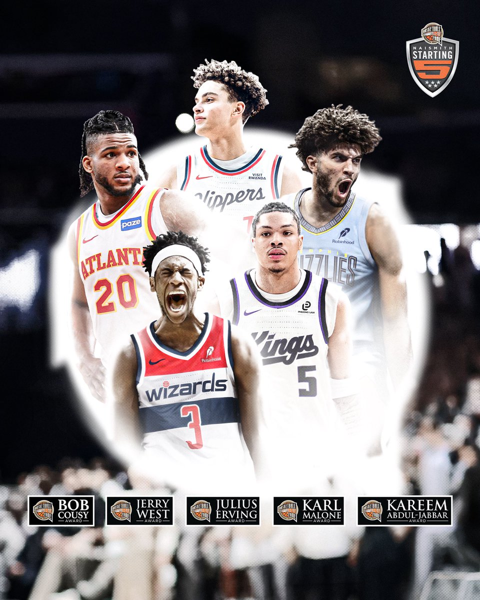 hoophallu's tweet photo. Catch the 2026 Men’s Naismith Starting 5 at @NBASummerLeague starting July 9.

#HoophallU | #NBASummerLeague https://t.co/5CjQ9pKfhR