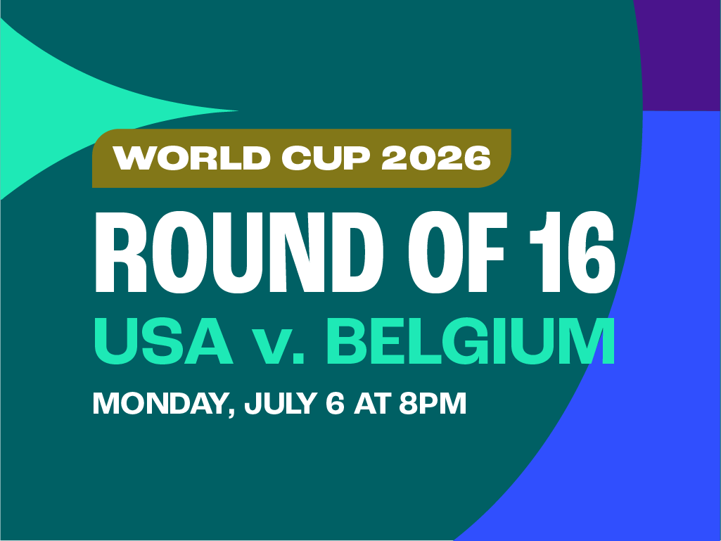 cvilleparamount's tweet photo. Just Announced!
Paramount On Screen: 2026 World Cup — USA v. Belgium Round of 16 Match
Monday, July 6
Doors open at 6:00PM, and kickoff is at 8:00PM.

Admission is free, but advance registration is highly recommend. Visit our website for more info.
#cvilleparamount #worldcup2026 https://t.co/uHsRI7a6gp