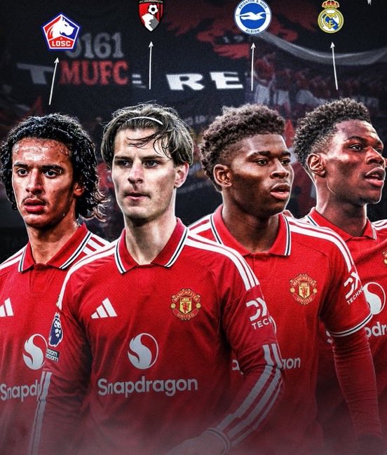 UnitedUpdates24's tweet photo. ����(🔴)𝐂𝐎𝐍𝐅𝐈𝐑𝐌𝐄𝐃: Manchester United bosses have lined up four names that will arrive this summer to help boast the midfield.

Personal terms won’t be an issue because all four will be willing to join United. Carrick loves all four of them.

 (@MatteoMoretto) https://t.co/rwVRBIpJ8j
