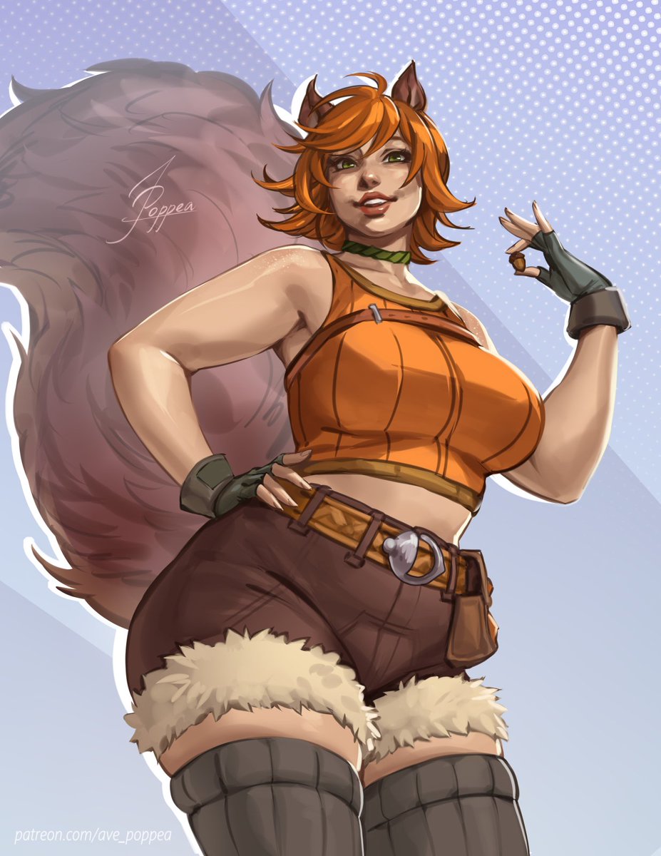 ave_poppea_sfw's tweet photo. Squirrel Girl from Marvel Rivals https://t.co/aIlDj5A5k4
