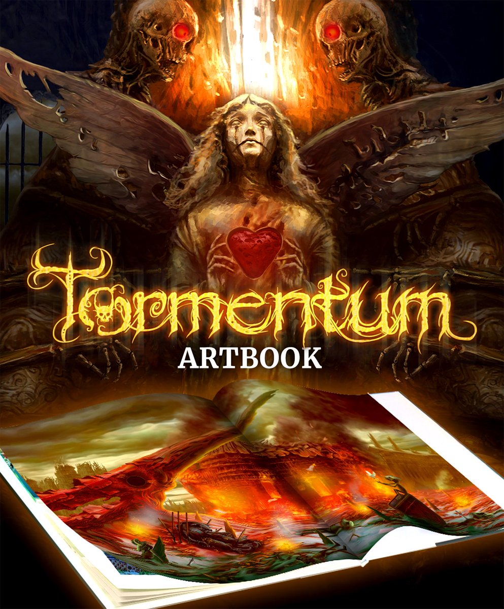OhNooStudio's tweet photo. The original Tormentum artbook is coming back on July 23, the same day Tormentum II launches.
It will be available for $2.99, and we treat it as a small contribution toward a possible physical edition of Tormentum II. #TormentumII #Tormentum https://t.co/0KGyqi8mkX