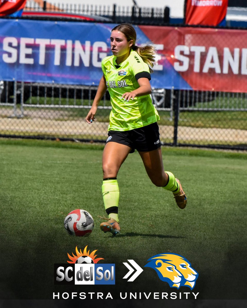 SCdelSol's tweet photo. 👧COMMITTED @reagansoccer10 
⚽️ @HofstraWSOC 
🏫 @CAASports 

#Classof2027 #SCdelSol #PrideOfLI 🦁

Congratulations &amp; Keep Working 💪 https://t.co/KXbBqBranu