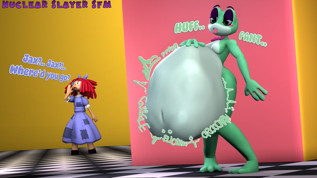 SlayerSFM's tweet photo. 💚 Rabbit Stew 💚

This is totally how TADC ends trust me

#vore #sourceflimmaker #3dart #nsfw #TADC #tadcep9 #ribbit #Jax #femalepred #maleprey #vorefetish #bellyfetish https://t.co/c8fiS9UVzc