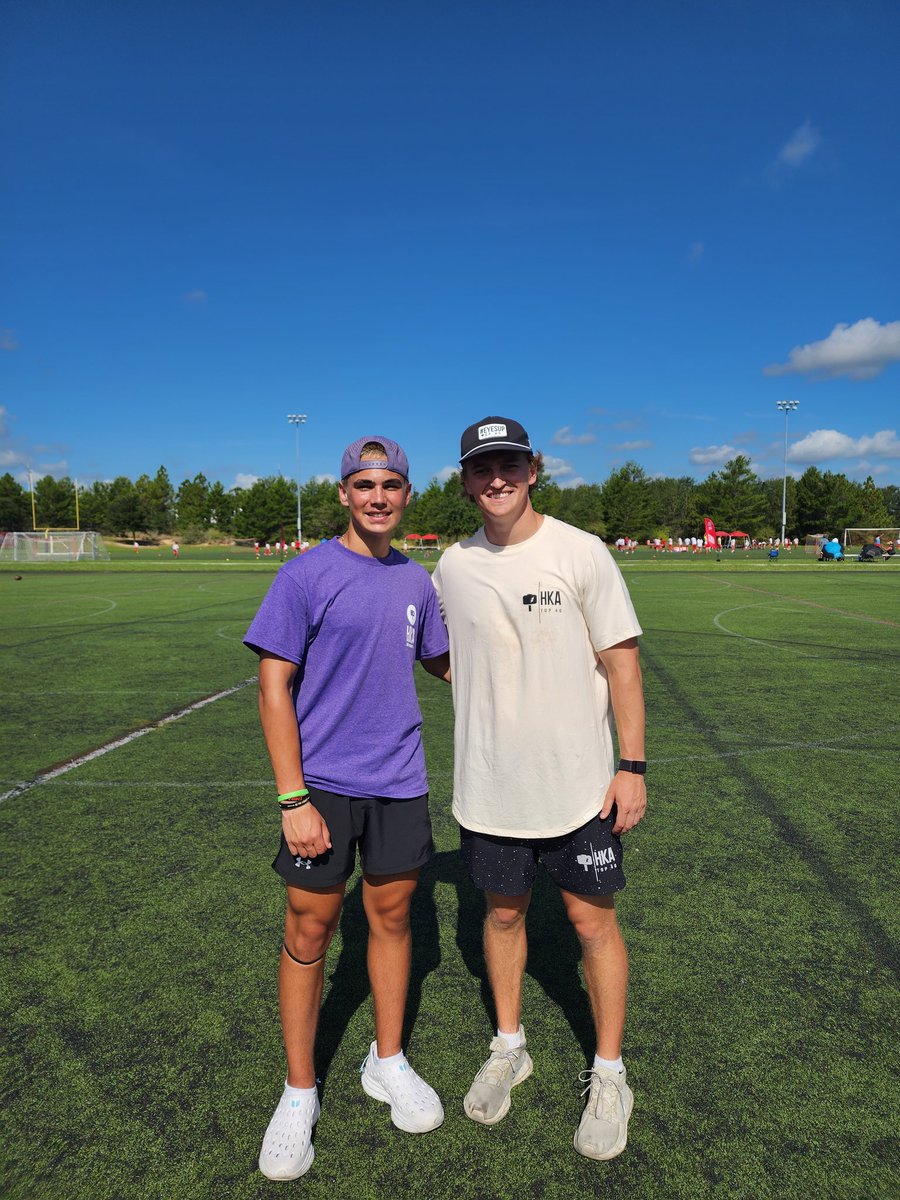 itsnicklobo's tweet photo. Had a great time competing at the HKA UC55. Final 4 in the punt comp, finished  as the top 2028 punter.  Thanks @HKA_Tanalski &amp; @moorepete18 for the excellent instruction.   @Chris_Sailer @KohlsKicking @MIexposure @TheD_Zone @DCDS_FB @AshtonAikens @RisingStars6 @HKA_Tanalski https://t.co/YbBSThtRXS