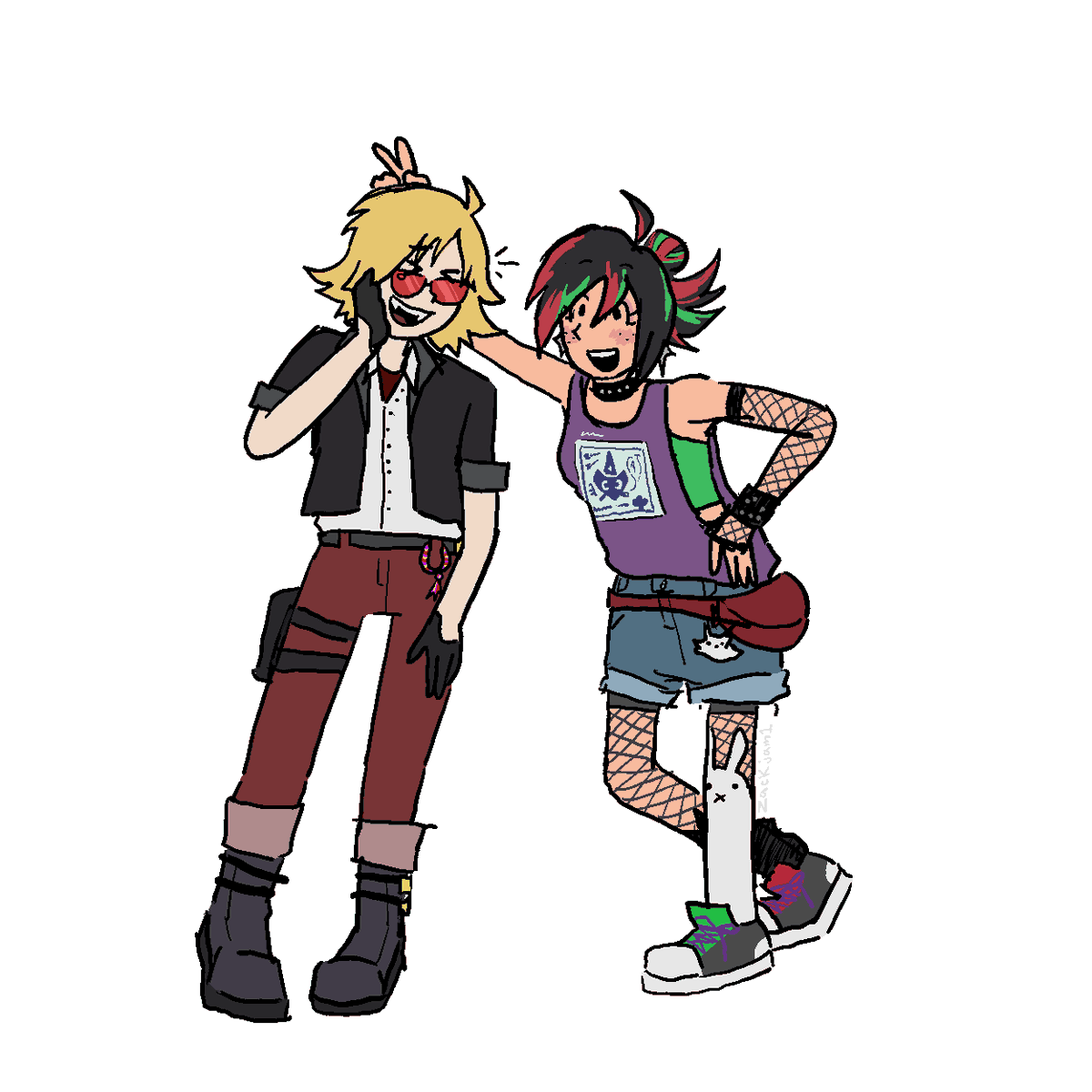 zackjam18's tweet photo. artfight drawing #3 for @magnoliaprince_ 
"Joni and Helsie!" https://t.co/Rlyh0vpkMq