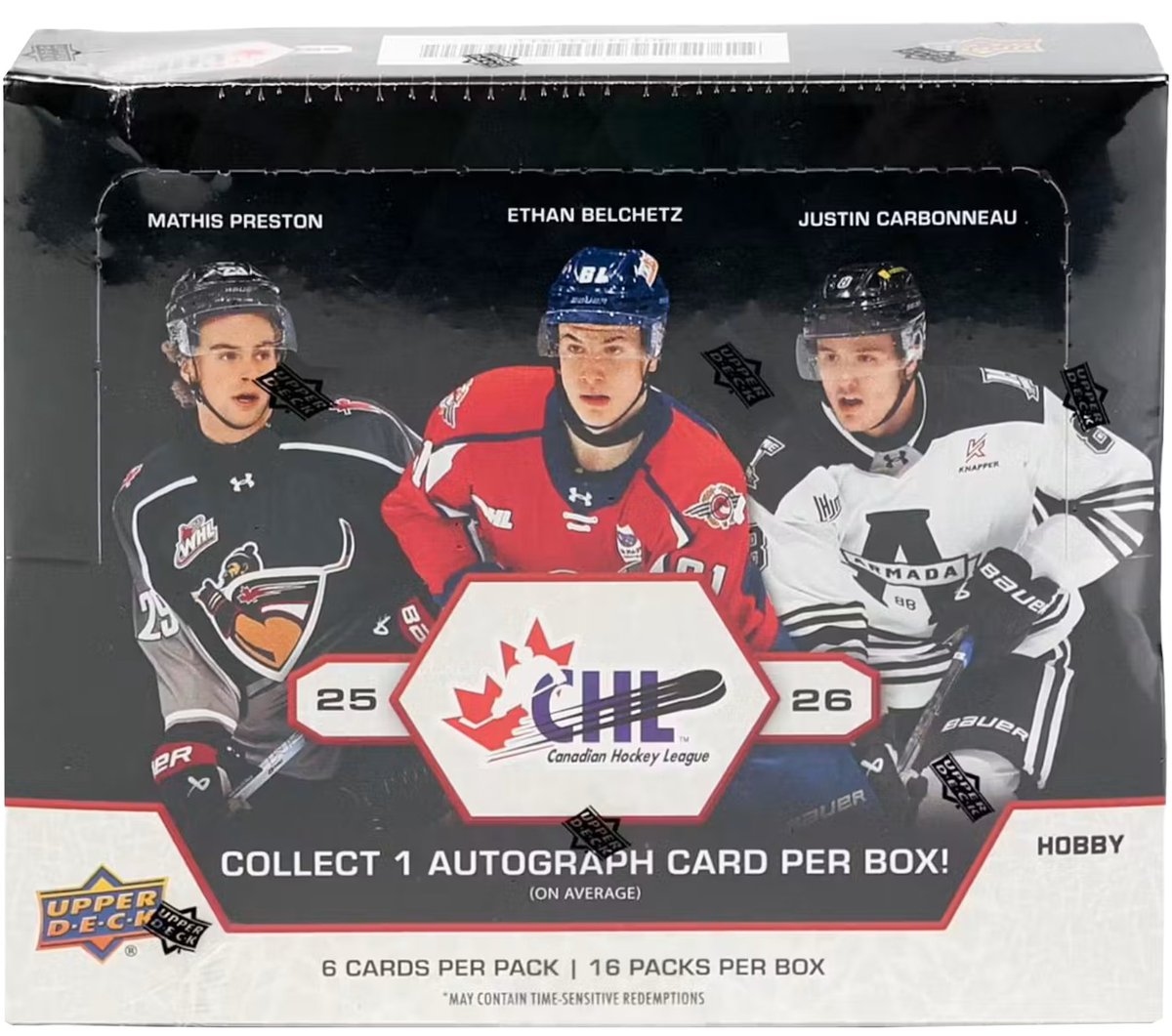 GoGTSLive's tweet photo. We're opening a BRAND NEW box of '25-'26 #CHL from @UpperDeckSports LIVE on The Hobby's Web Show TONIGHT🏒

LIVE VIEWERS will WIN CARDS from our box🥳

It could be YOU🫵

Join us LIVE at 8PM ET / 5PM PT TONIGHT

Links to watch &amp; subscribe are in our bio🔍 https://t.co/F3azE6DU3h