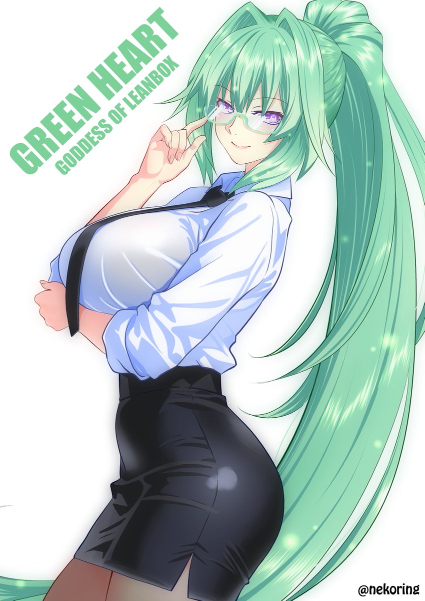 nekoring's tweet photo. OL グリーンハート様

#グリーンハート
#Greenheart
#ネプテューヌ
#neptunia https://t.co/rcBqNzIHjQ