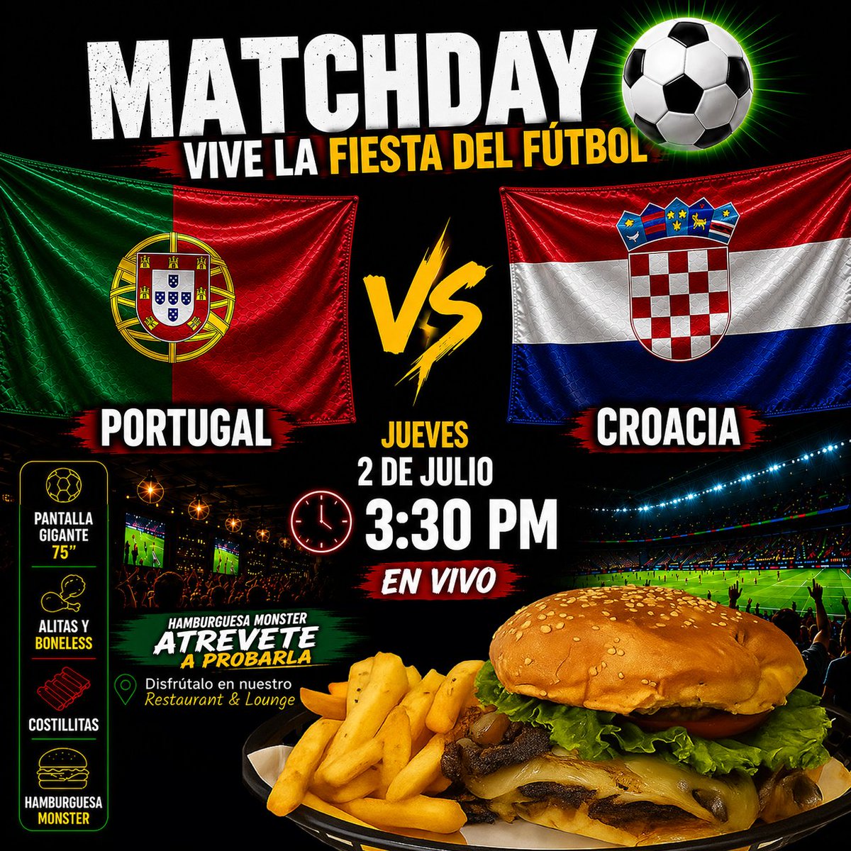 olasaltasinn's tweet photo. Hoy tendremos los partidos  en transmisión en restaurante Bellamar con nuestras promociones en snacks y bebidas ⚽🎉¡Te esperamos! Reserva tu mesa al 669 981 31 92 ó whatsapp 6699 18 19 24 ☎📲 https://t.co/RESCrk31V7