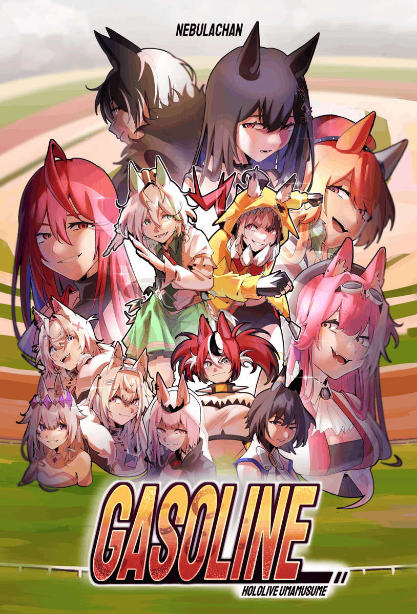 nebula_chan_'s tweet photo. GASOLINE: HOLOLIVE UMAMUSUME 🐴🧡💚💙❤️

SEASON 2, CHAPTER 1: KOERU 

now with cover art!

looking forward to another season 🙇‍♀️ thank you for bearing with me on my hiatus

art by @/weewle31 as always 

https://t.co/qQMEDohVxB https://t.co/7b3dl1UGIo