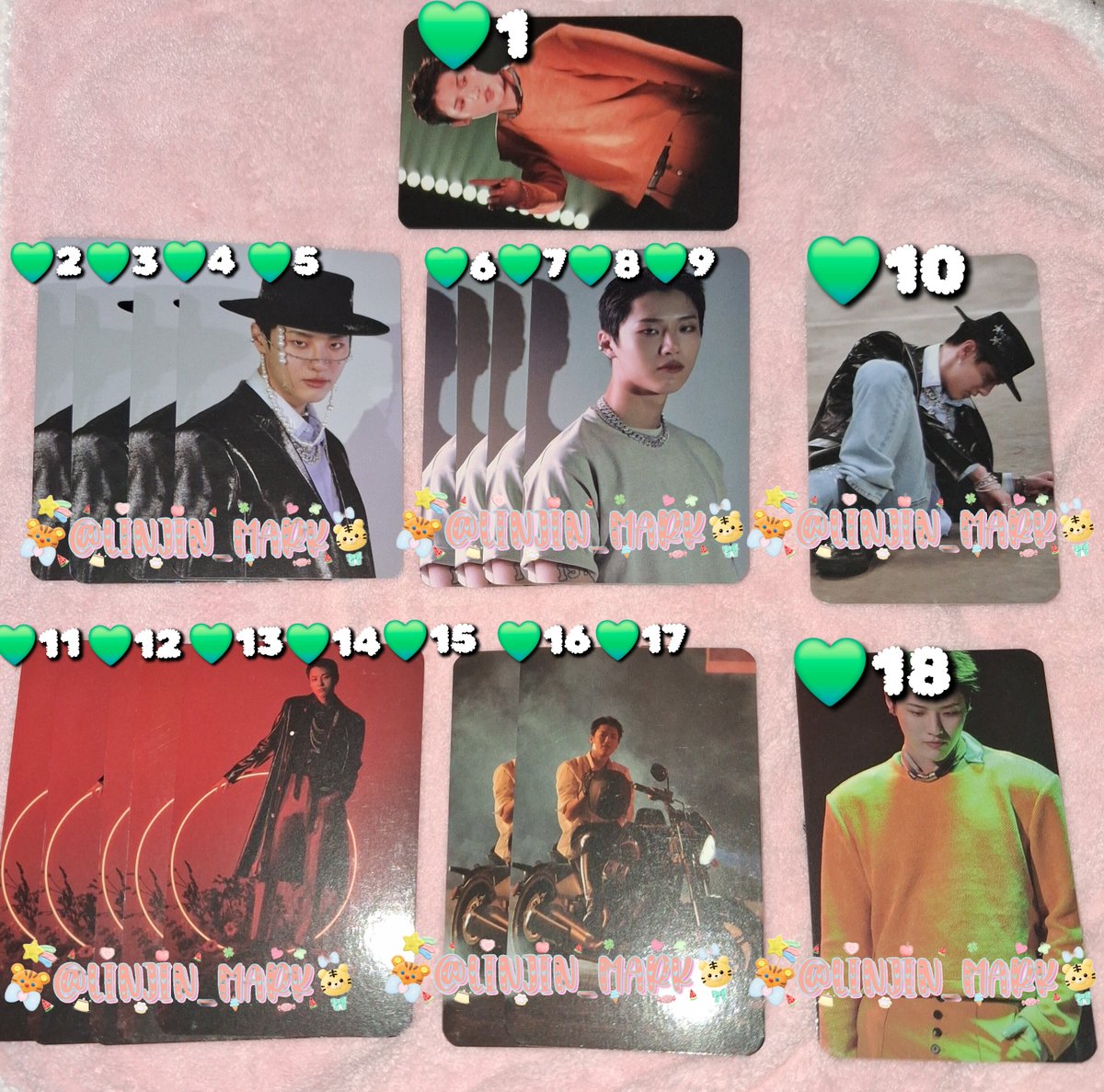 linjin_mark's tweet photo. 🧡 การ์ด ซึงยอน 
💚 ใบละ 30 บาท

💵 ~ เหมากอง 800 รวมส่ง

📮 ค่าส่ง 35 📧 EMS +25

⭕ ไม่ถ่ายเพิ่มเติม อาจมีตำหนิหรือไม่มี

#ตลาดนัดwoodz #ตลาดนัดmoodz
#ตลาดนัดซึงยอน https://t.co/PF1My30HFe