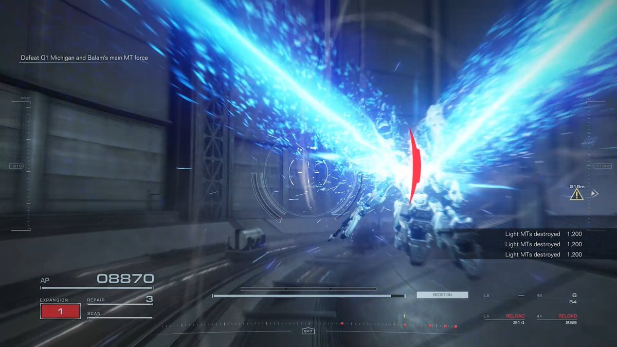 Etheox's tweet photo. The dramatically large wings of light is part of why the Nachtreiher is my favorite core in AC6 https://t.co/6zpJbGa2Ki
