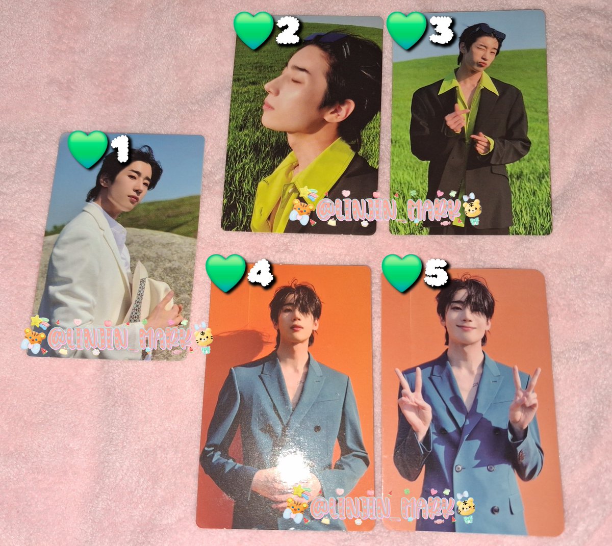 linjin_mark's tweet photo. 💙 การ์ด บั้ม บยองชาน พี่ซึงอู 💛 

💸 💚 ใบละ 35 บาท
      ❤️ ใบละ 25 บาท

💵 ~ เหมากอง 300 รวมส่ง

📮ลทบ 35 📧 EMS 60

⭕ ไม่ถ่ายเพิ่มเติม อาจมีตำหนิหรือไม่มี

#ตลาดนัดvicton #ตลาดนัดวิคตัน 
#ตลาดนัดซึงอู #ตลาดนัดอลิซ https://t.co/Zkfawa7L5S