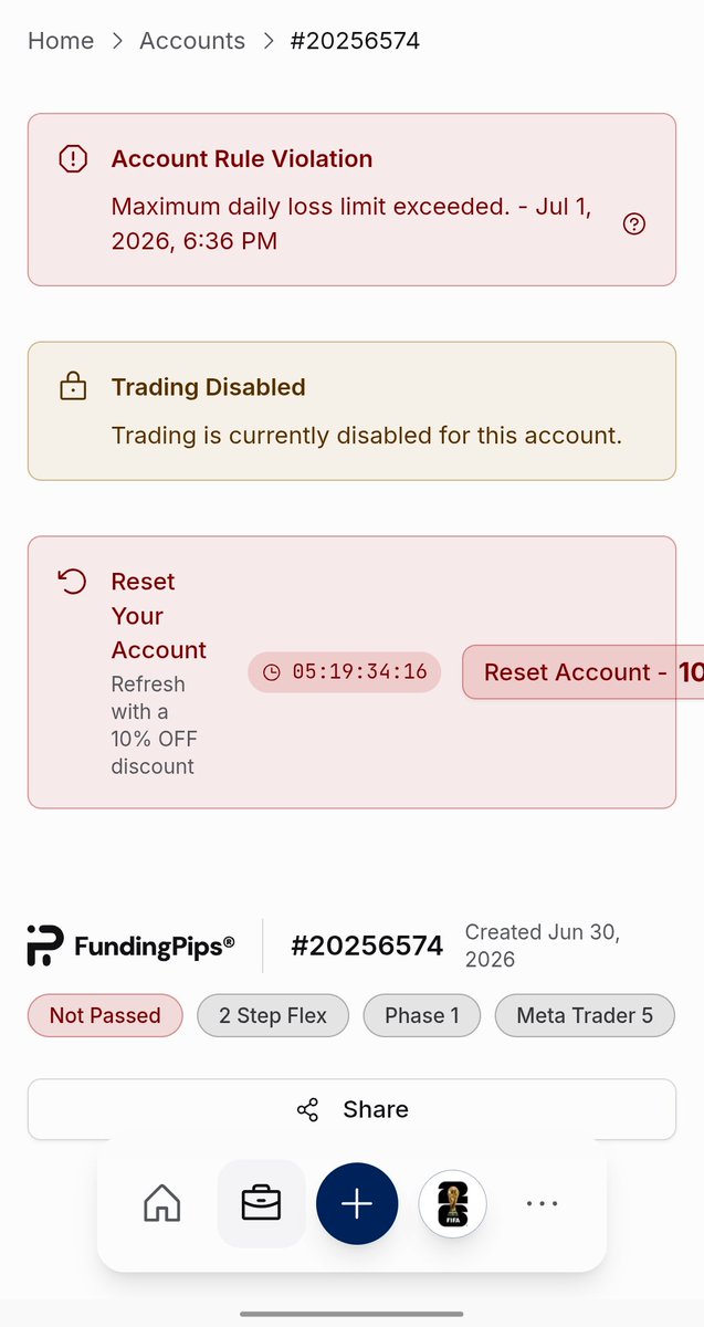 jeffbuckley85's tweet photo. somehow it got breached by DD limit due to some connectivity issue on my side, can you please restore it, would be more than grateful, Thank https://t.co/YM4QyHycyX
