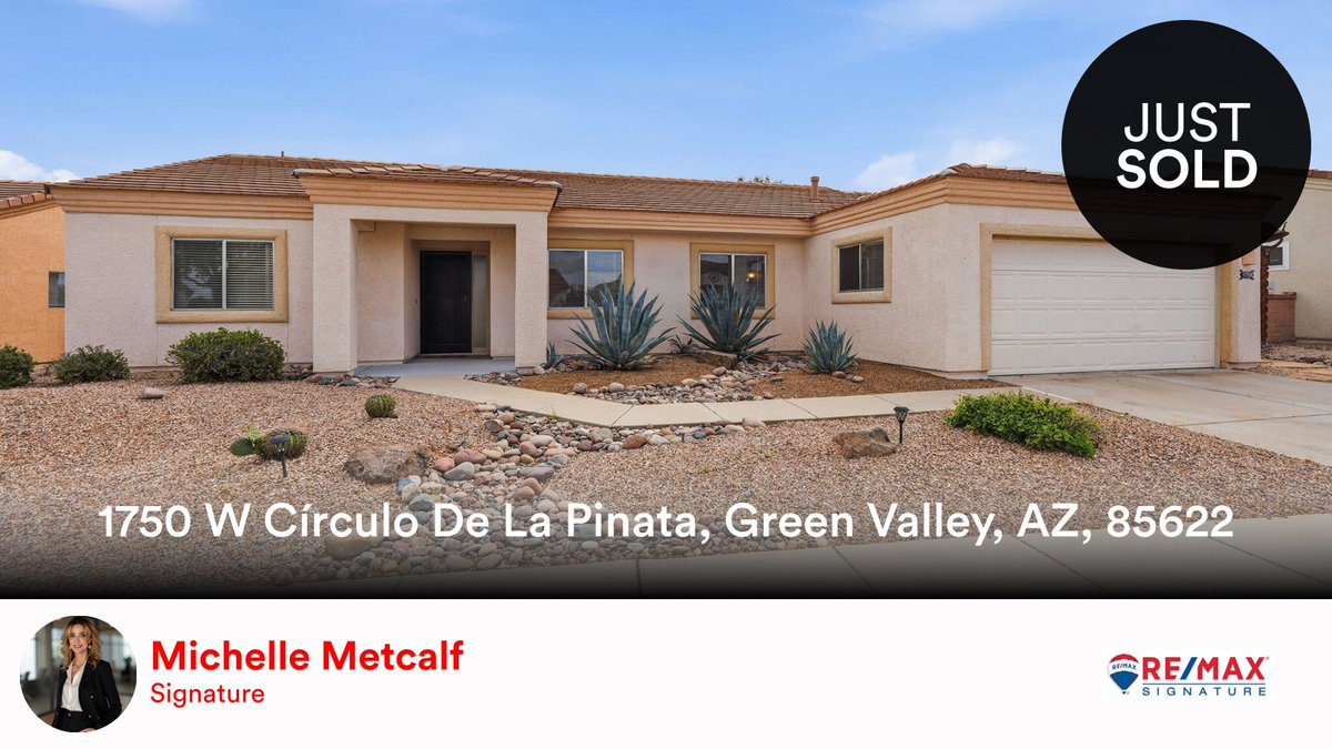 realemma6448's tweet photo. 🛌 2 🛀 2 🚘 2
📍 1750 W Círculo De La Pinata, Green Valley, AZ, 85622

My latest sale on RateMyAgent.
Associate Broker BR645330000
https://t.co/BR1TvQyU1m

...
#ratemyagent #realestate #REMAX_Signature__Green_Valley https://t.co/yKLVOmlRFl