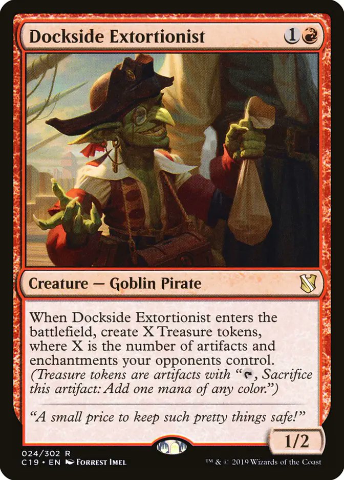 Kirbigth's tweet photo. @PokemonAquarist @S1andyy @infernoman64 The original art is clearly a goblin. Also its banned on commander 😂 https://t.co/exBzr3Aiq2