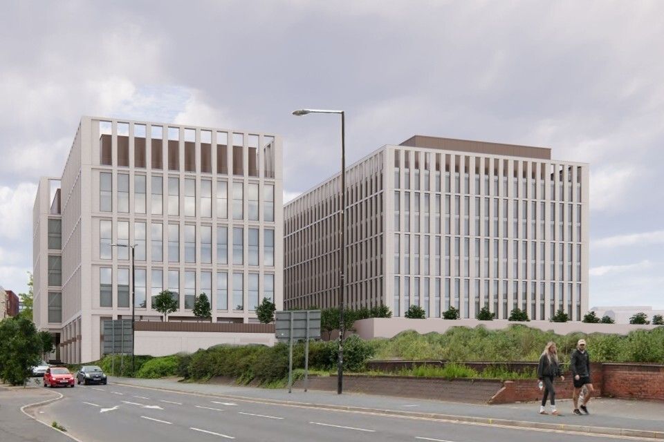 PolitlcsUK's tweet photo. 🚨 NEW: Andy Burnham's planned location for No 10 North will be a former retail park in central Manchester https://t.co/i4TZxARUyX