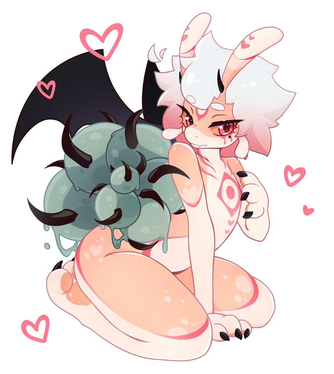 RunawayMinc's tweet photo. First Artfight attack on zobiearm12k's cute little Goober Suuki 💕 https://t.co/wwYKh4bRxH