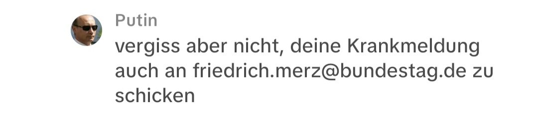 suvgamer's tweet photo. #Arzt #Krankschreibung #Reform #Krankmeldung #Attest #Merz

Sollte man in Deutschland normalisieren))) https://t.co/ai6Oz5xksc