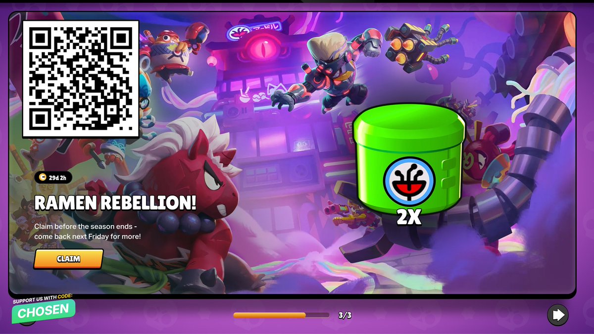 BrawlNetworkX's tweet photo. Get 2x Free NanoDrops every week starting tomorrow! 🔥

🔗 During the NanoNoodles season every Friday you will get 2x FREE NanoDrops only on the https://t.co/P3qb1NWKKk

How many NanoPowers have you unlocked so far? 🤔 https://t.co/2Irv3tWu98