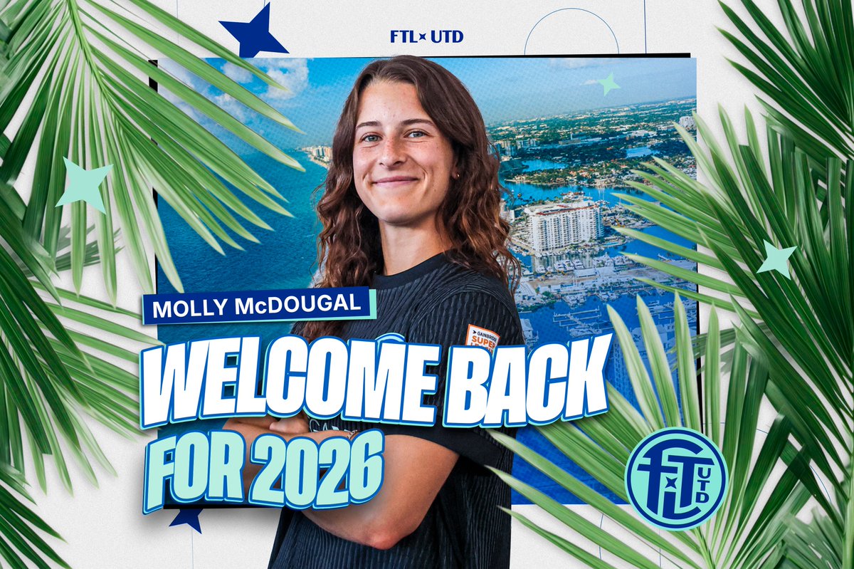 FTLUTD's tweet photo. More Molly. 🤝
We're thrilled to announce that Molly McDougal is #BackForMore ‼️
🔎LEARN MORE: https://t.co/uQq3OFJWDn