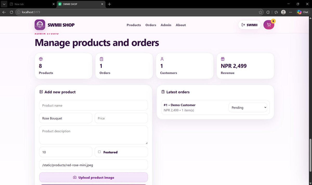 mrcool_engineer's tweet photo. #LSPPDay32 🚀
Learned React and FastAPI integration today. ⚛️⚡
Connected the frontend to the backend, made API calls, and displayed data dynamically. 💻
@lftechnology
Start small, stay consistent.
#60daysoflearning2026 #LearningwithLeapfrog https://t.co/AKXcoQMfUB