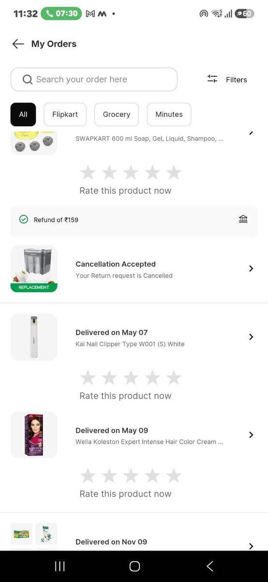 mkhanfaiz's tweet photo. @Flipkart @Flipkart @flipkartsupport please don’t fool  us 
First you dispatch wrong item then we create return you cancel it from your side  after return date closed
Please don’t fool us ,after 16 days my order not complete https://t.co/nwbA75QgUJ