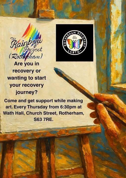 Stag_RosePPG's tweet photo. #Thursday - join The Rainbow Project - Rotherham
Rawmarsh Social Prescribing Hub, Barbers Ave, S62 6AA
6:30pm - 8.30pm #FREE - Thrive
#ThriveThursday #RainbowProjectRotherham #LGBTQRotherham
#CommunityMatters https://t.co/KYj0eoI9gF