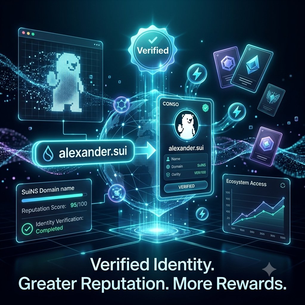 JohnWilson65422's tweet photo. Onchain identity keeps getting stronger. 🔥
SuiNS + CONSO brings verified profiles, ZAP rewards, and exclusive perks to the ecosystem. A solid upgrade that adds real value for the community.
🚀💙 #Sui #SuiNS #Web3 https://t.co/x4LqiO3NbH