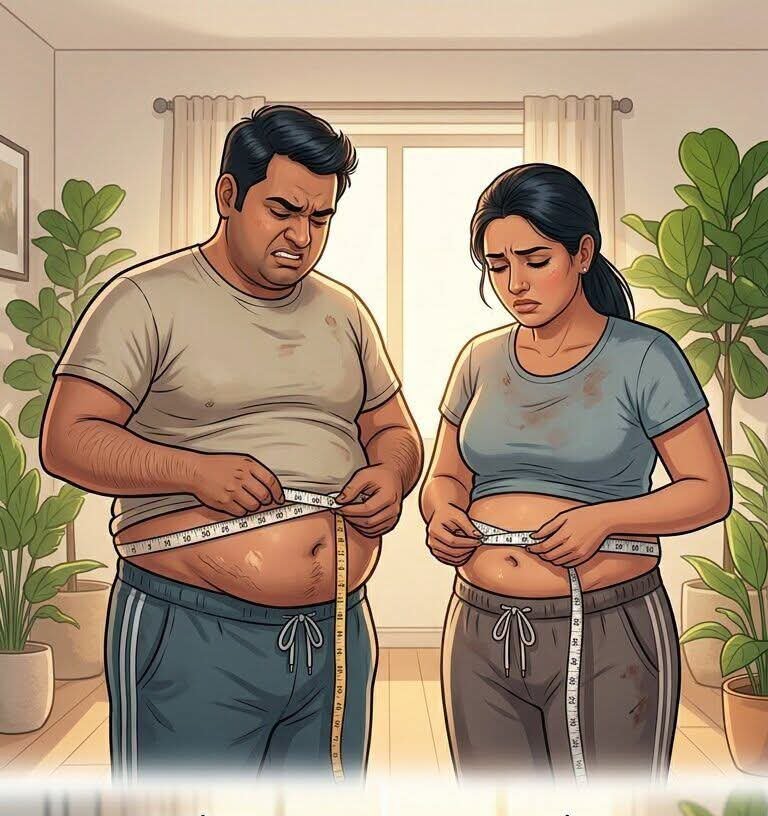 drseemat's tweet photo. आजकल पेट की चर्बी (Belly Fat) बढ़ना एक आम समस्या बन चुकी है। कई लोग नियमित रूप से वॉक करते हैं और वजन कम करने की कोशिश भी करते हैं, लेकिन इसके बावजूद पेट अंदर नहीं जाता।

असल में, पेट की चर्बी सिर्फ ज्यादा खाने से नहीं बढ़ती। हमारी रोजमर्रा की कई छोटी-छोटी आदतें भी इसके पीछे जिम्मेदार हो सकती हैं। डॉक्टर और फिटनेस विशेषज्ञ बताते हैं कि बहुत से लोग सब कुछ सही करते हैं, फिर भी पेट की चर्बी जिद्दी बनी रहती है क्योंकि उनकी हॉर्मोन्स, नींद, तनाव और गट हेल्थ में समस्या है ।

आइए जानते हैं ऐसी 10 आम आदतों के बारे में जो आपकी पेट की चर्बी कम होने में बाधा बन सकती हैं।
🤗
पेट की चर्बी कम नहीं हो रही? ये 10 आदतें होती हैं जिम्मेदार https://t.co/W0EXXkcGeH