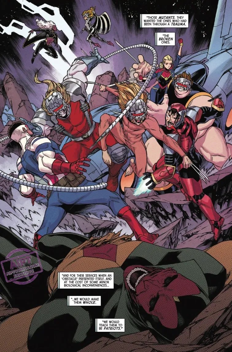 mvrtxin's tweet photo. Uncanny X-Men #31 PREVIEW
#xspoilers https://t.co/VZ9eVQRTSG