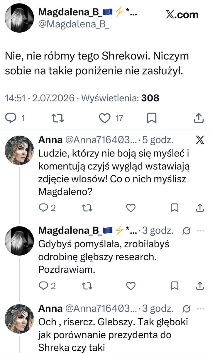 Magdalena_B_'s tweet photo. Nie zrozumiała odpowiedzi ani sugestii co do riserczu, wrzuciła zdjęcie od czapy i totalnie się uruchomiła. I tak zamotała że podejrzewam, iż koniec końców sama nie wiedziała, o co jej chodzi. A, jeszcze o przekazie „z góry” było, bo wg Anny 8* = poparcie KO. 
#Shrek https://t.co/sAqhnZtgvd
