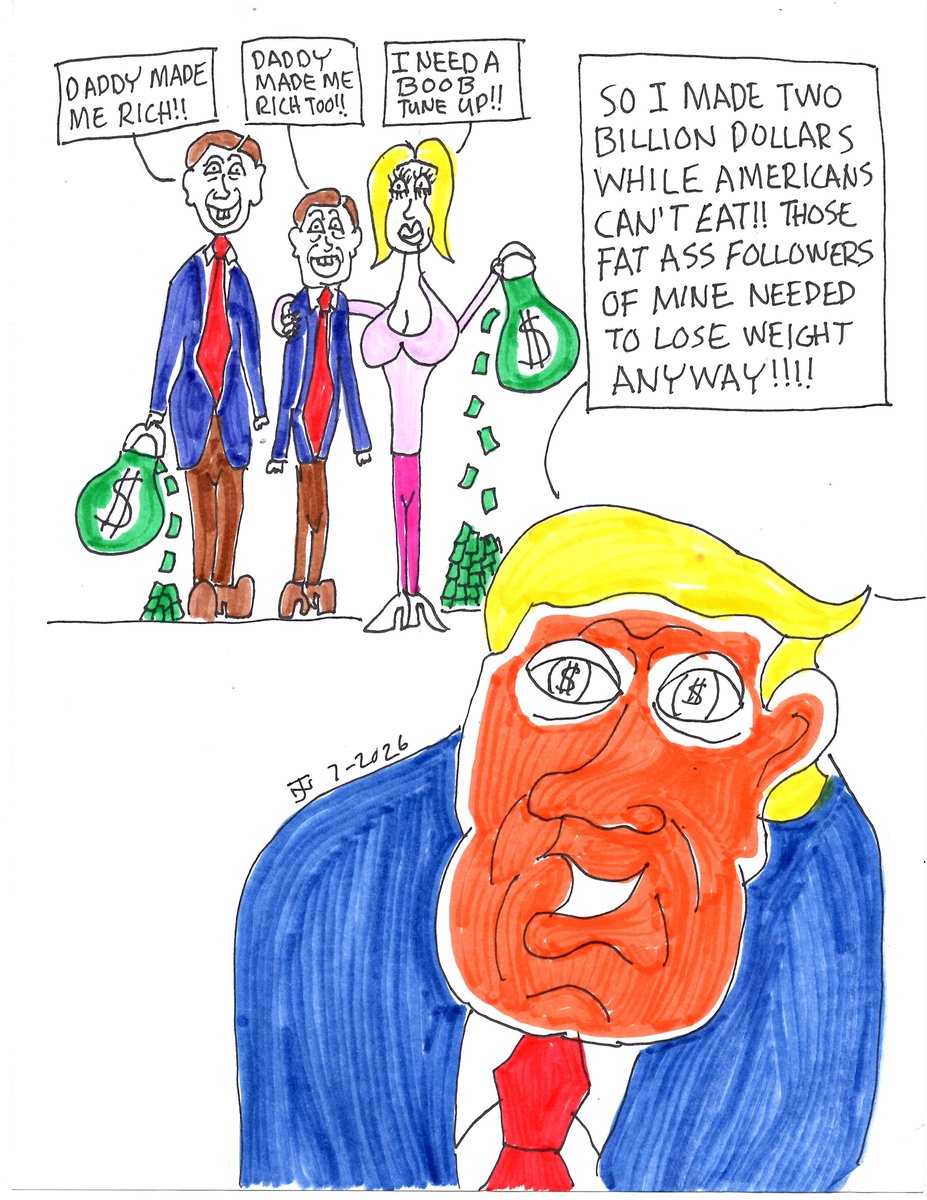 JackNation37757's tweet photo. #MAGACult morons enabled #Trump to use the Presidency as a money making scam. His State Fair is a Shit Show. His Board of Peace is aBoard of Bullshit. Dr. Trump needs to cure himself. Mitch McConnell is in better shape. God Bless America?! God gave it to the devil. #Impeach #Taco https://t.co/N51j5kbohx