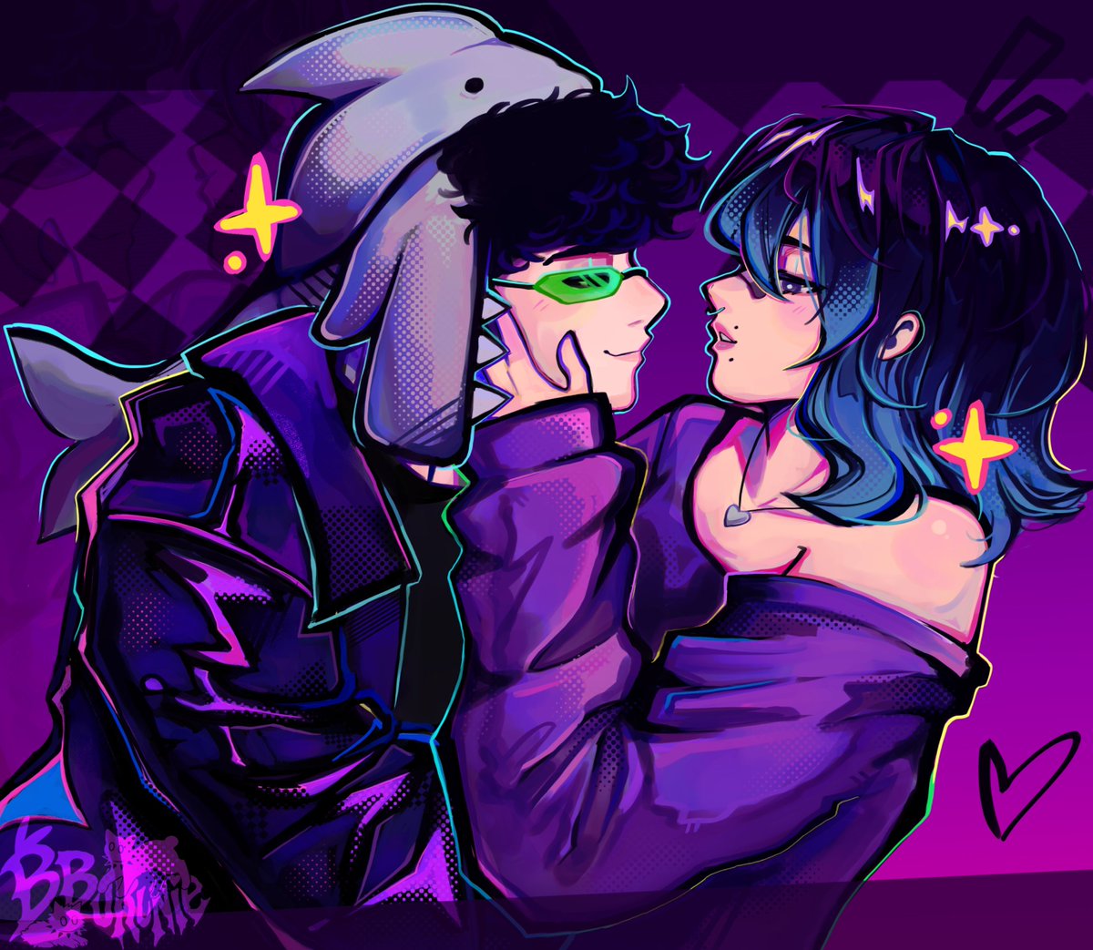 BeechenInu's tweet photo. 💜 Just finished this commission!

I had so much fun working on this piece and experimenting with the lighting and colors. ✨

Thank you so much for trusting me with your characters! 🫶

Likes, reposts and comments mean the world to me! 💜
#DigitalArt #AnimeArt #Commission @clipstudiopaint @_VGen_
