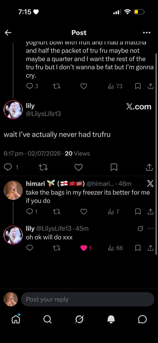 himarihomo's tweet photo. why has nobody ever had a tru fru https://t.co/QuahOTiuOx