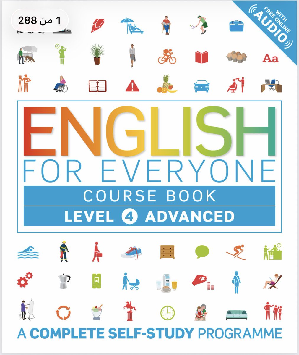 LE_English19's tweet photo. 📍 🔴 سلسلة "English For Everyone “, بأجزائها الأربعة مدّعمة بمقاطع صوتية ؛ تناسب جميع مستويات متعلميّ اللغة الإنجليزية 📚
🚨ابدأ بقراءة الكتاب الذي يتناسب مع مستواك اللغوي، حتى تستفيد بشكل ممتاز 👍🏻
🔴حمّل الكتب من هنا 🔻
https://t.co/orgEhiGMtK https://t.co/8B7cWRoauF
