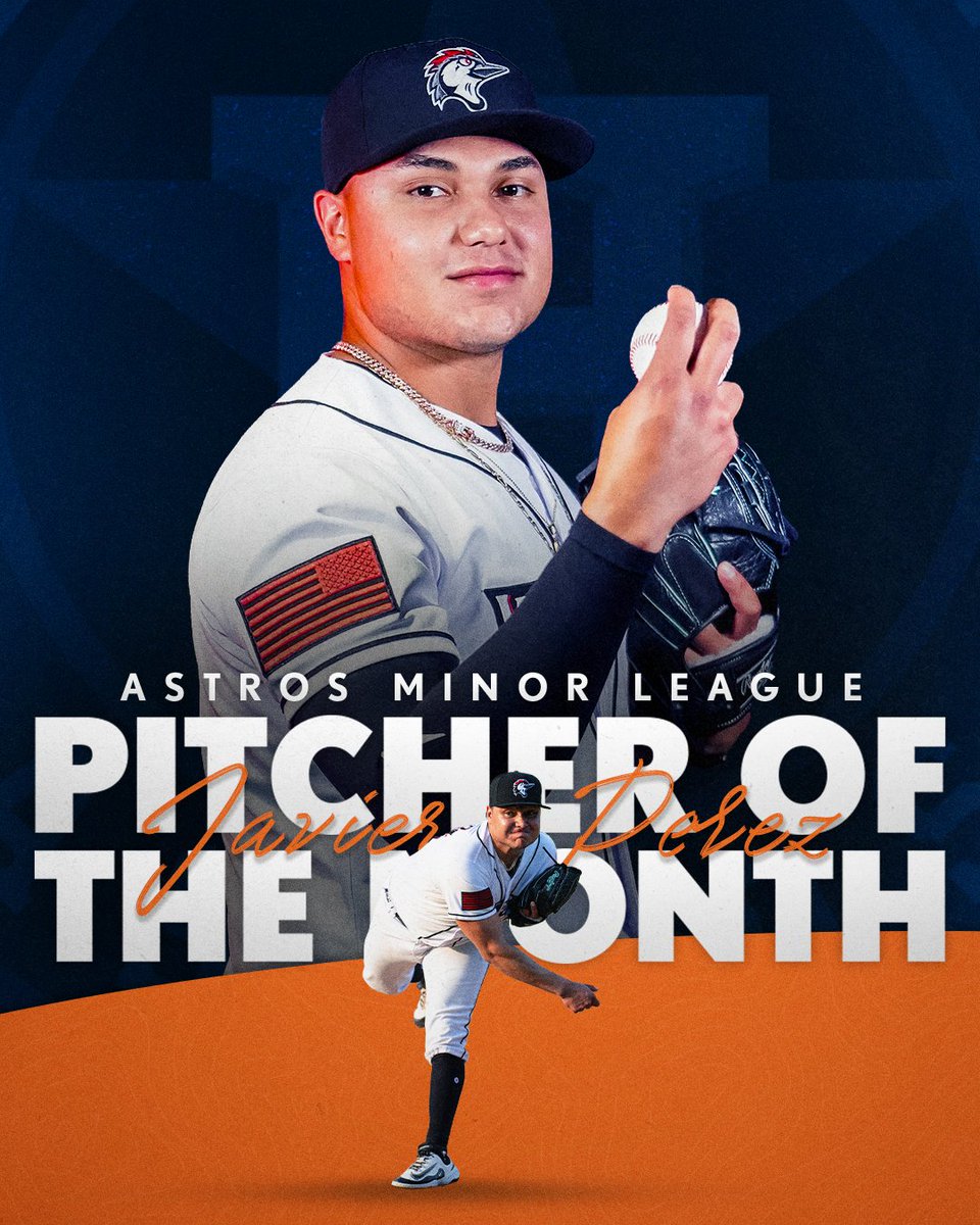 WoodpeckersNC's tweet photo. Hardware for our ace.

In the month of June, Javier Perez struck out 23 batters over 20.1 innings, while putting together a 2-0 record and a 0.84 WHIP. https://t.co/Dllr9tuozc